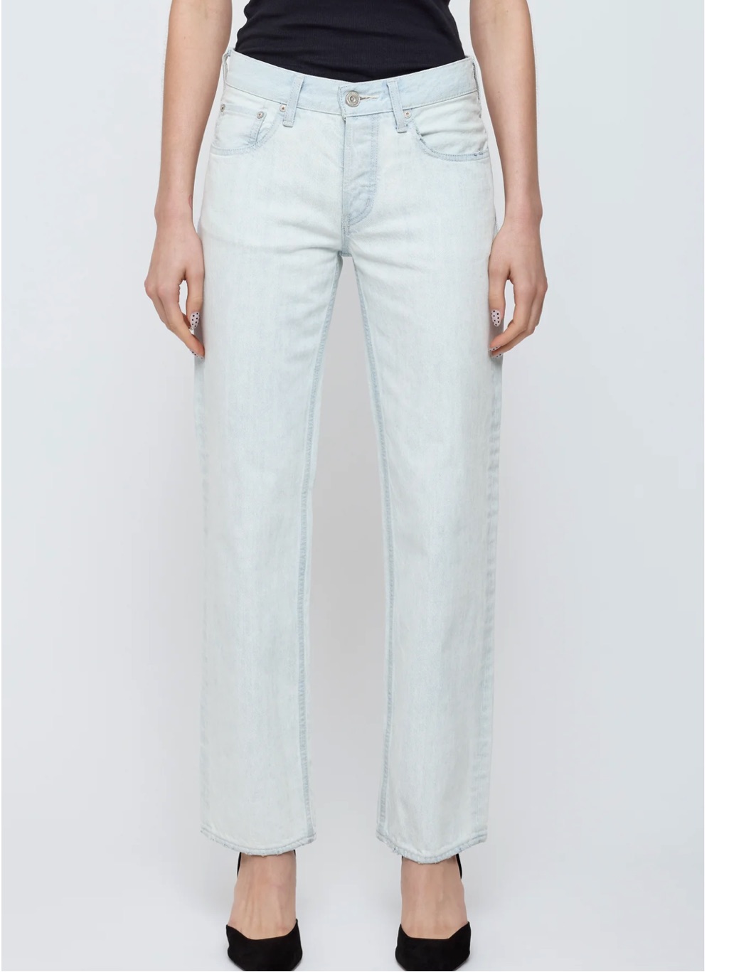 Moussy Bainbridge Straight Low Jeans